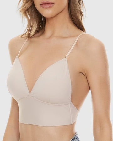 Underwired bra for women Nude back Low back