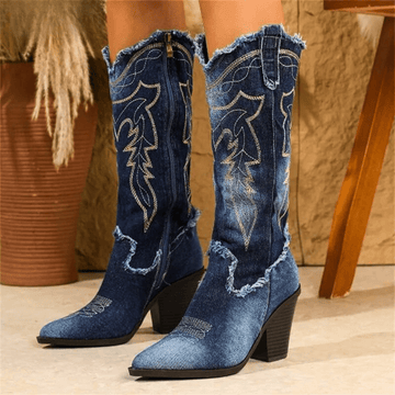 Velora Denim Boots