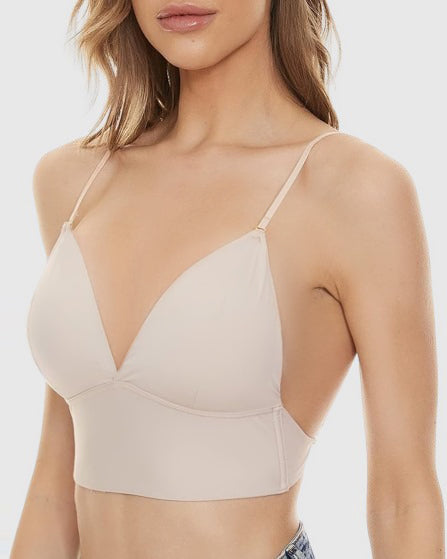 Underwired bra for women Nude back Low back