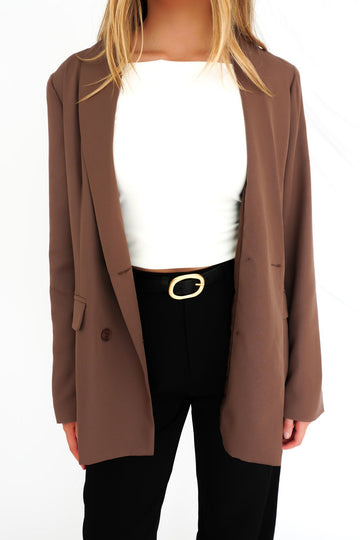 Muse Blazer Cocoa
